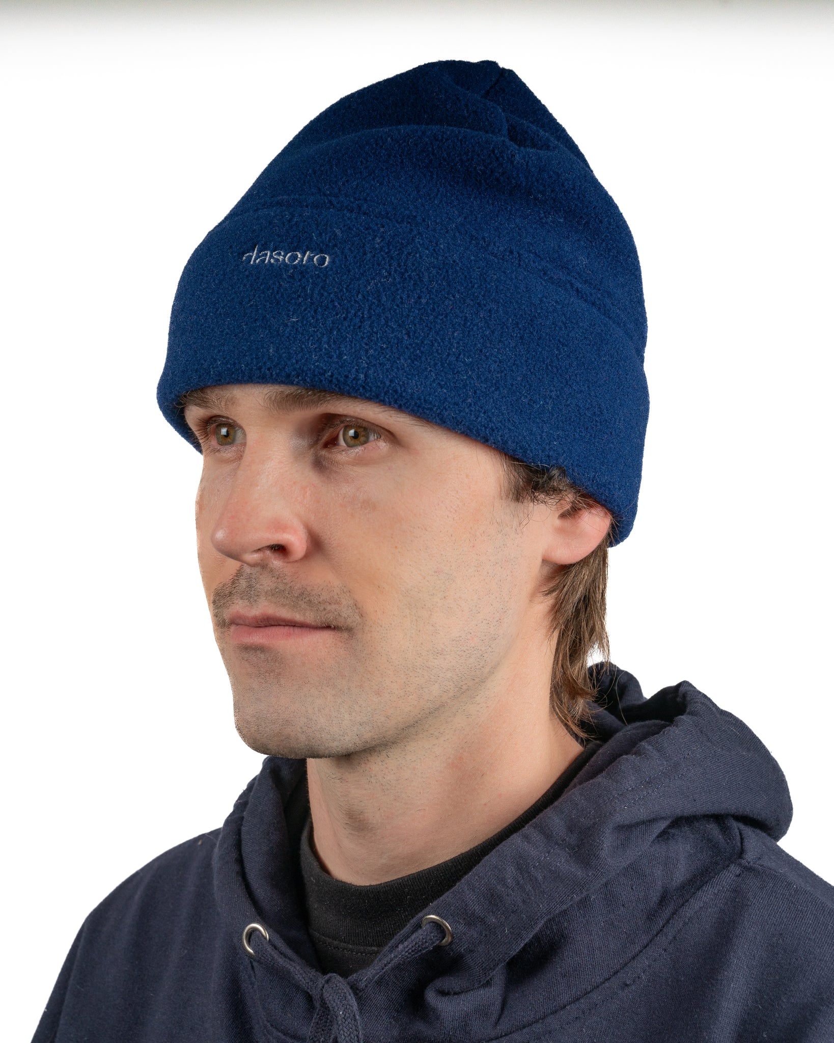 Fleece Beanie Navy – dasoro