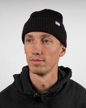 Load image into Gallery viewer, Ribbed Beanie Black
