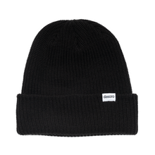 Load image into Gallery viewer, Ribbed Beanie Black
