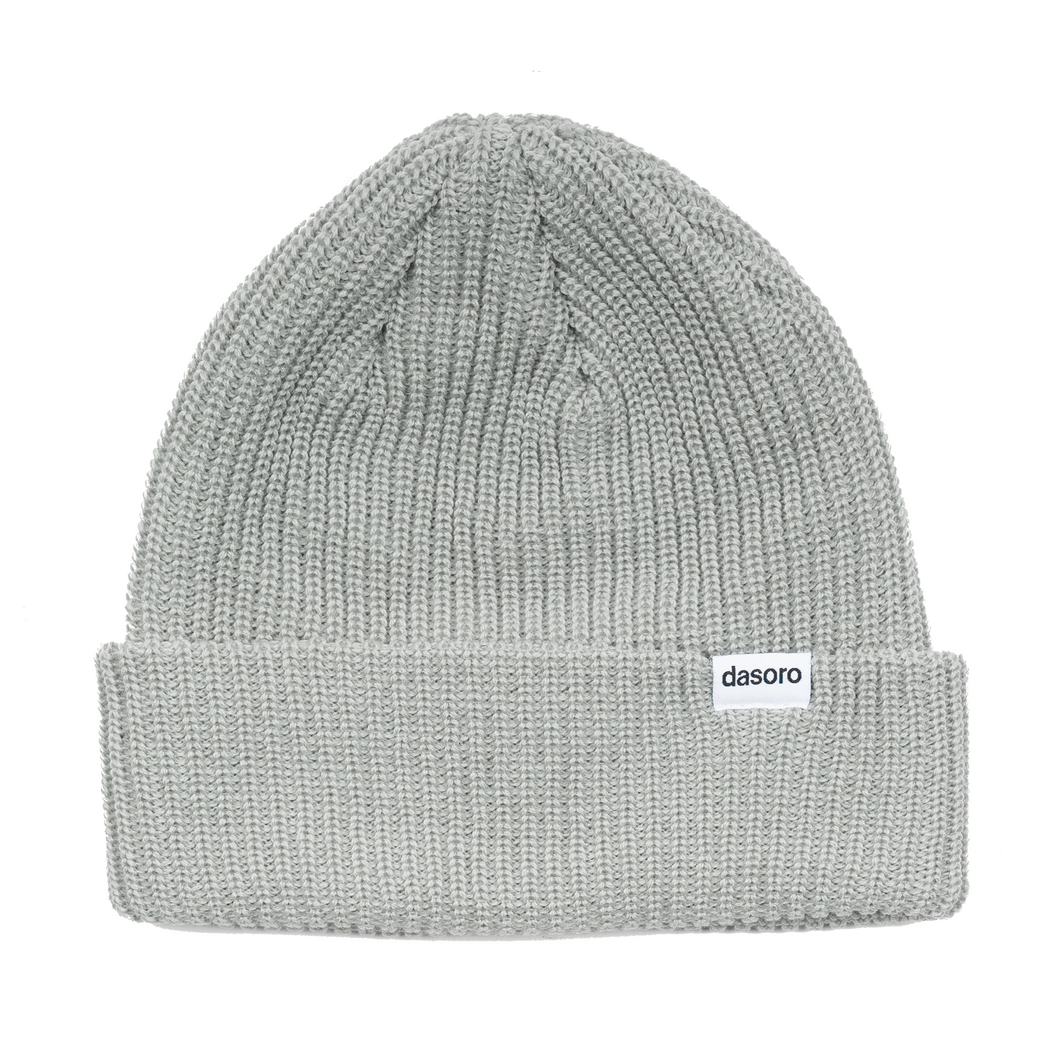 Ribbed Beanie Grey