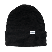 Load image into Gallery viewer, Waffle Beanie Black
