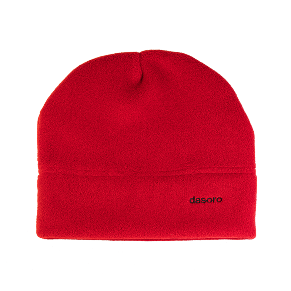 XL Fleece Beanie Red